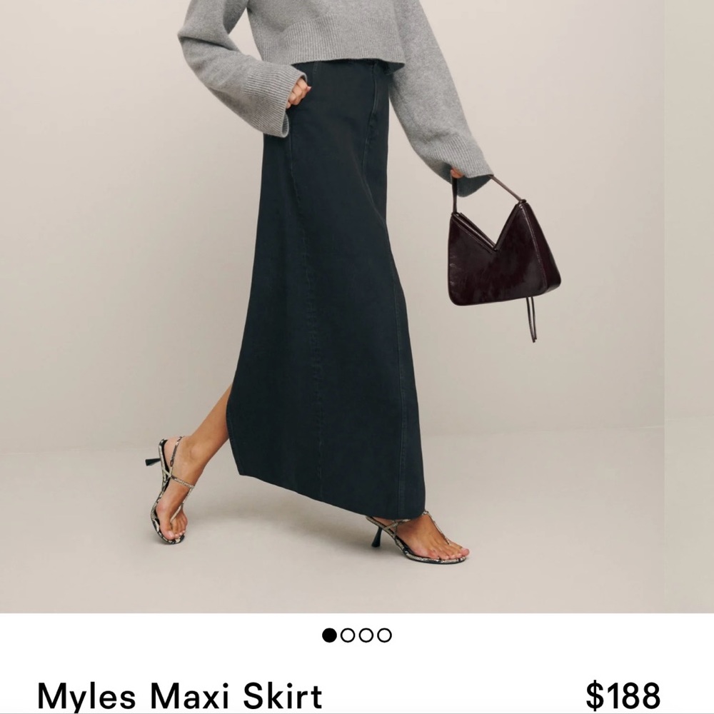 Reformation Myles Maxi Skirt